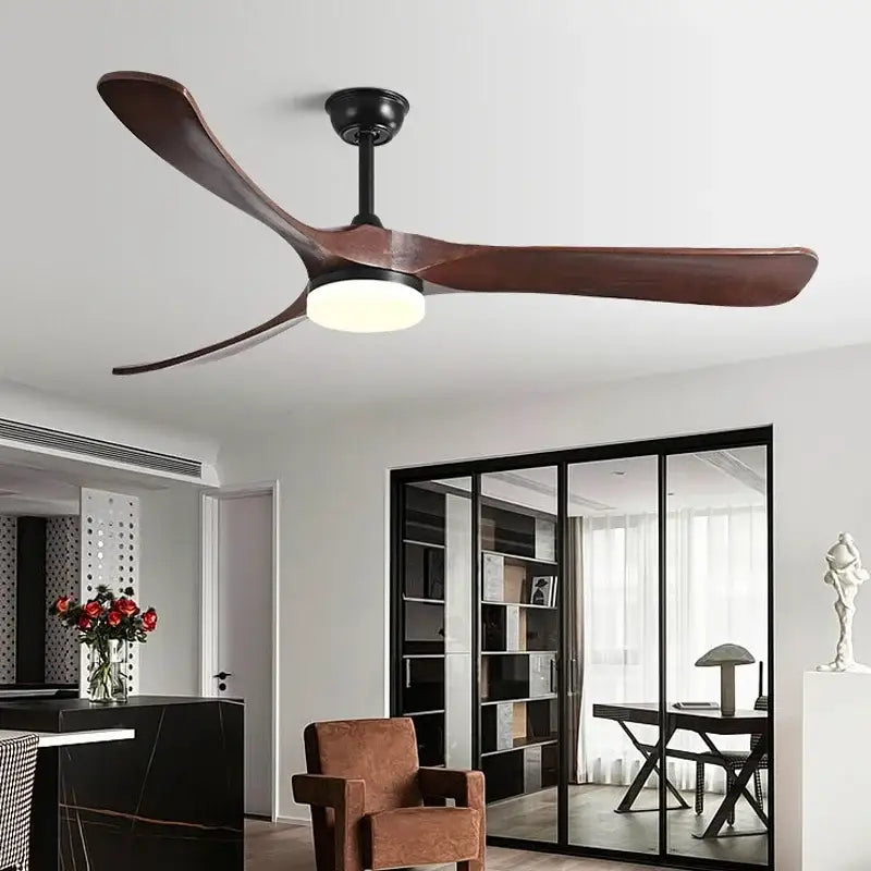 Wood Grain Ceiling Fan