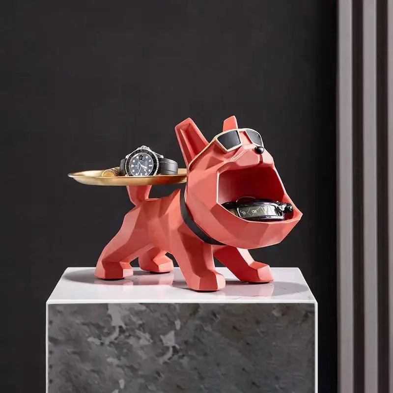 Black Gold Bulldog Tray