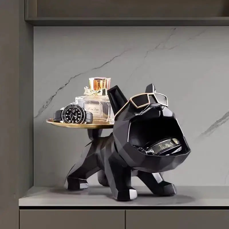 Black Gold Bulldog Tray