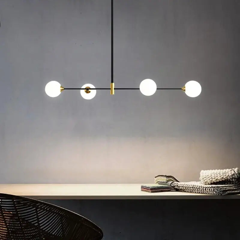 Gold Glass Ball 40cm Chandelier