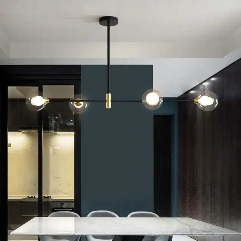 Gold Glass Ball 40cm Chandelier