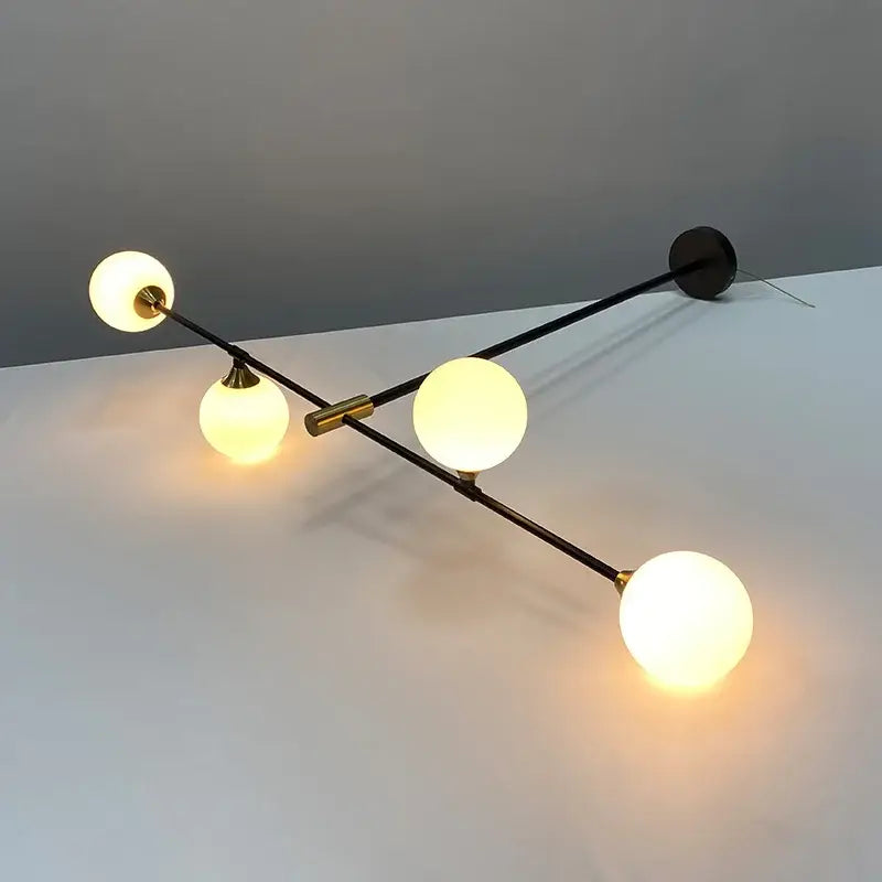 Gold Glass Ball 40cm Chandelier