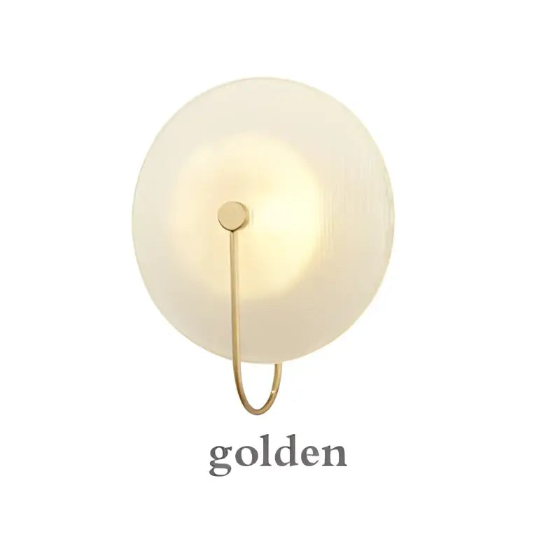 Gold Glass Stripe Sconce