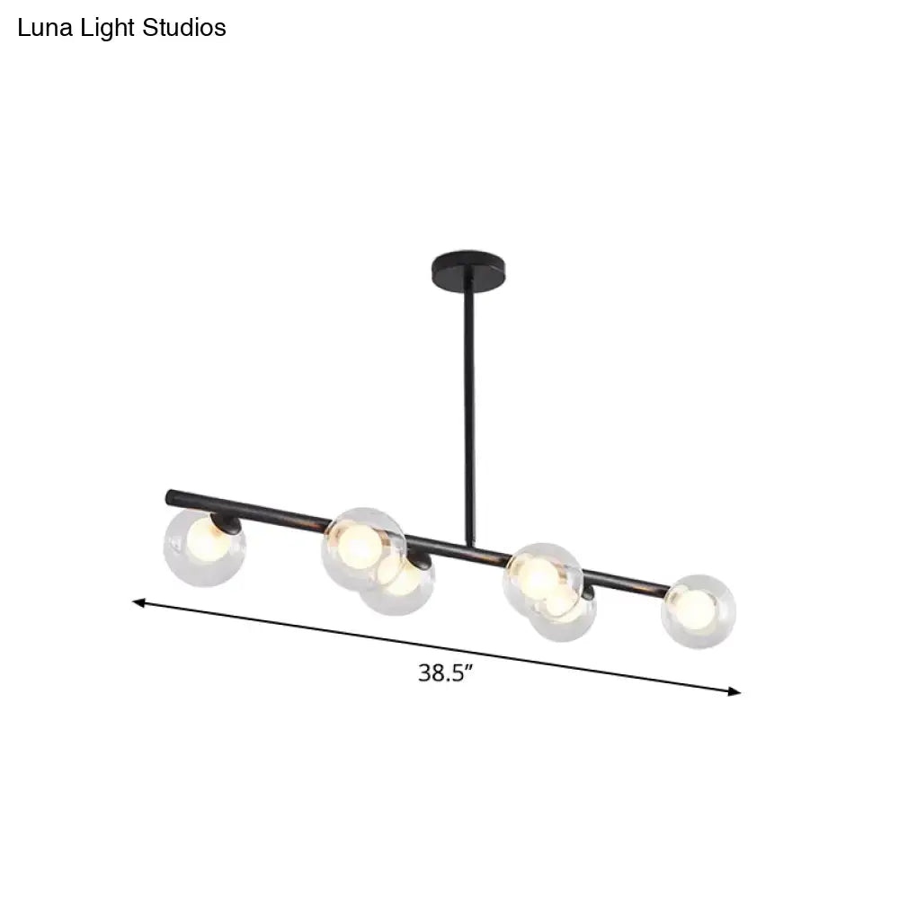Black Gold Chandelier Light