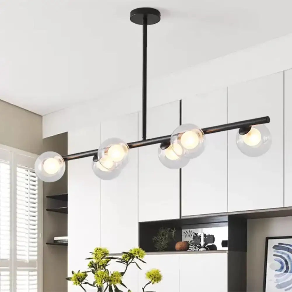 Black Gold Chandelier Light