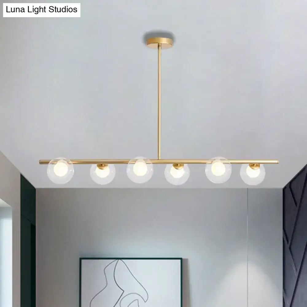 Black Gold Chandelier Light