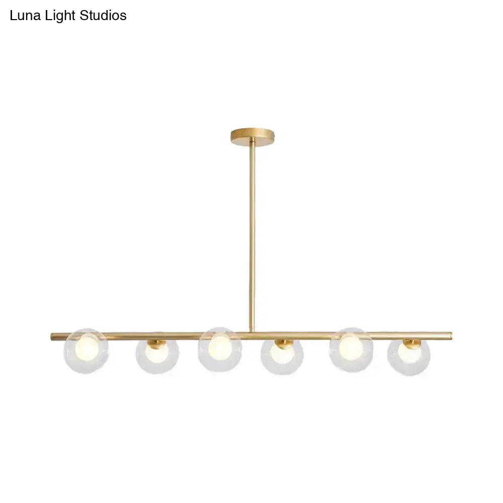 Black Gold Chandelier Light