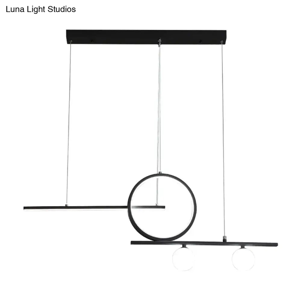 Black Gold Ring Ceiling Light