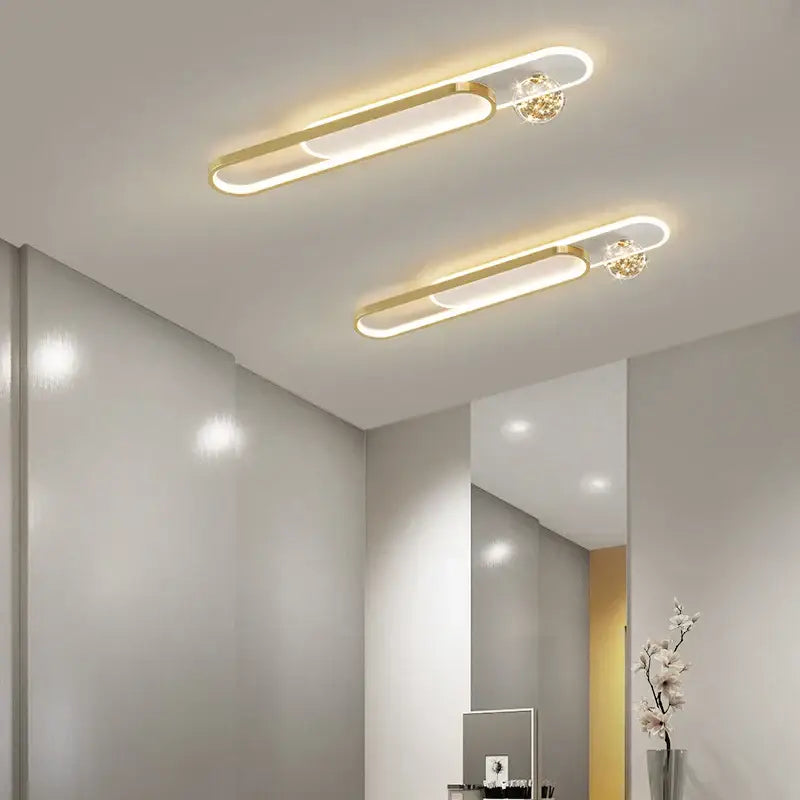 Gold Starry Strip Ceiling Light