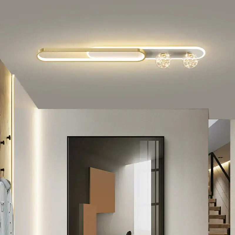 Gold Starry Strip Ceiling Light