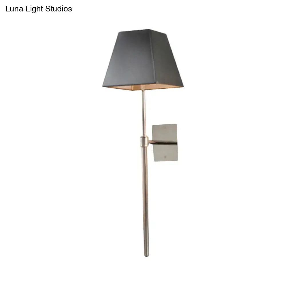 Black Nickel Sconce Light