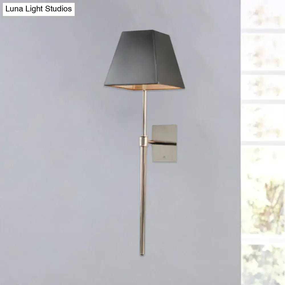 Black Nickel Sconce Light