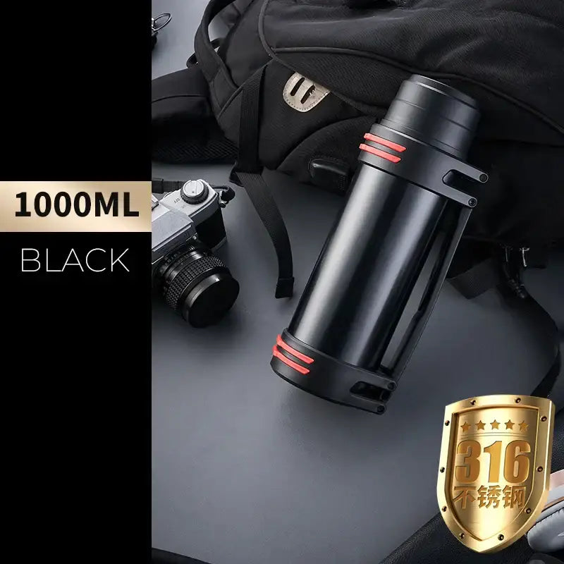 Black Red Stainless Steel Kettle