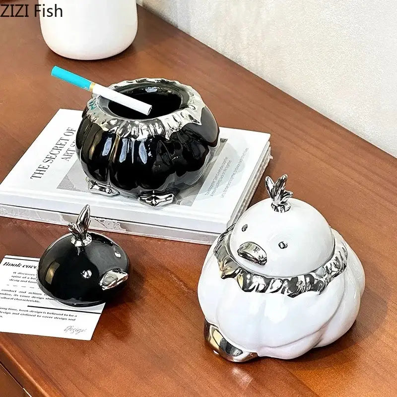 Black Duck Ceramic Ashtray