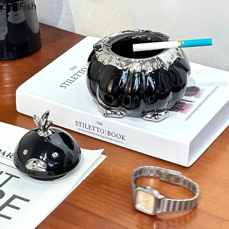 Black Duck Ceramic Ashtray