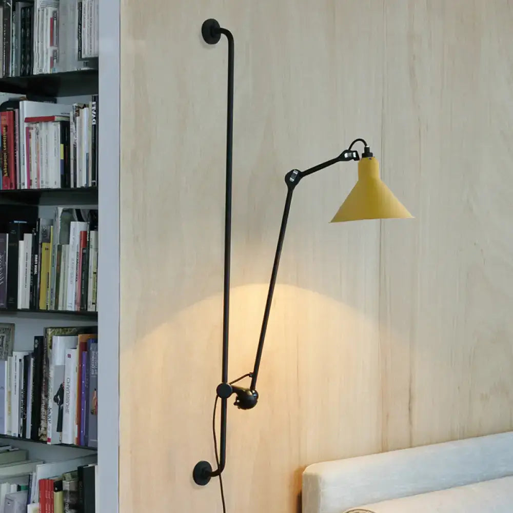 Black Articulated Wall Lamp