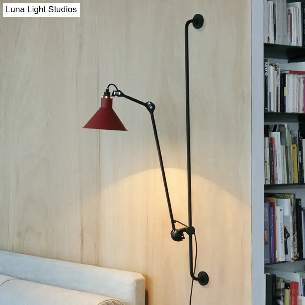 Black Articulated Wall Lamp