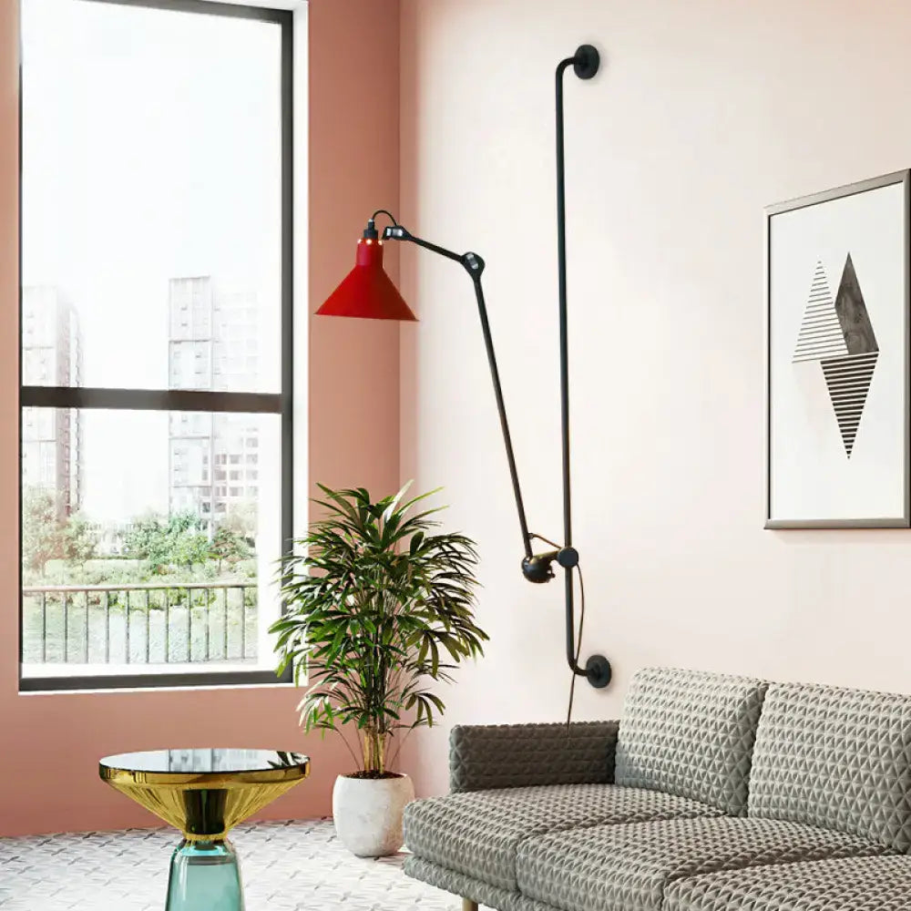 Black Articulated Wall Lamp