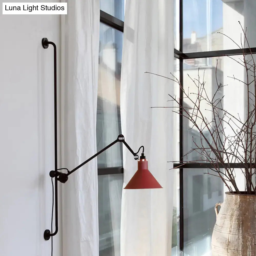 Black Articulated Wall Lamp