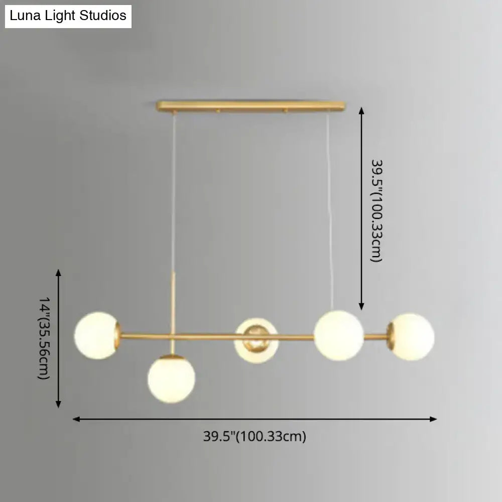 Black Linear Pendant Light