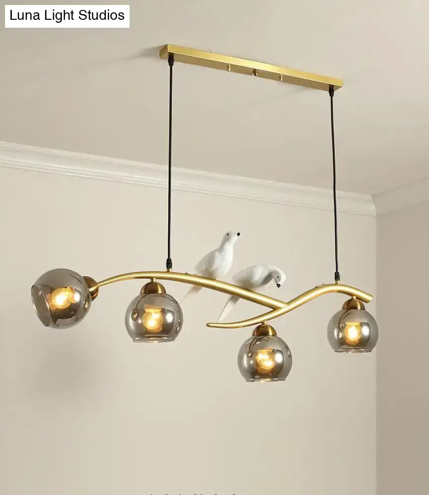 Black Linear Pendant Light