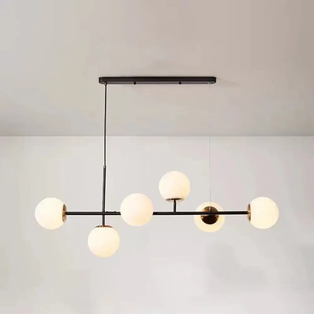 Black Linear Pendant Light