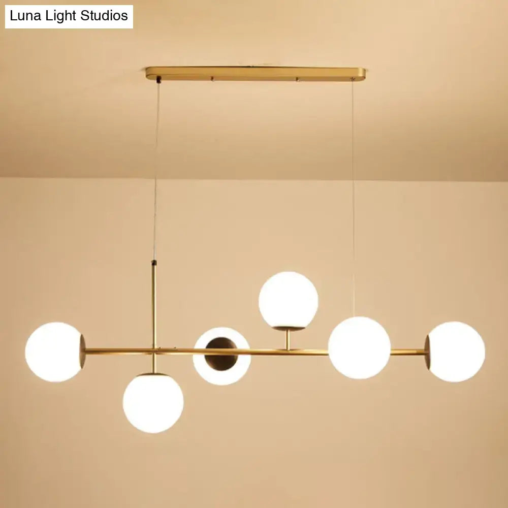 Black Linear Pendant Light