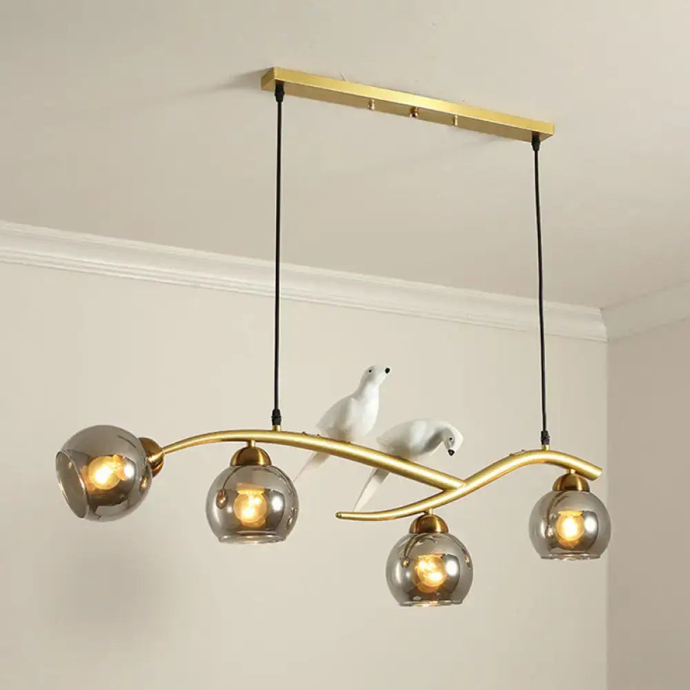 Black Linear Pendant Light