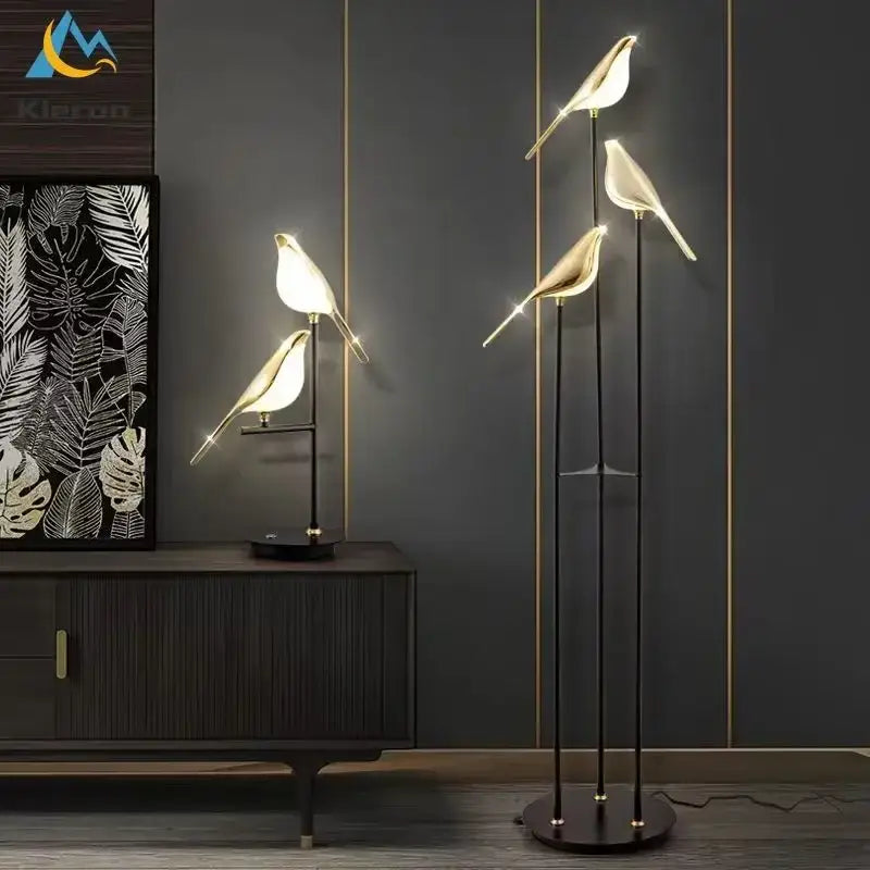 Black Crow LED Floor Lamp
