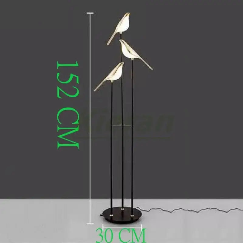 Black Crow LED Floor Lamp