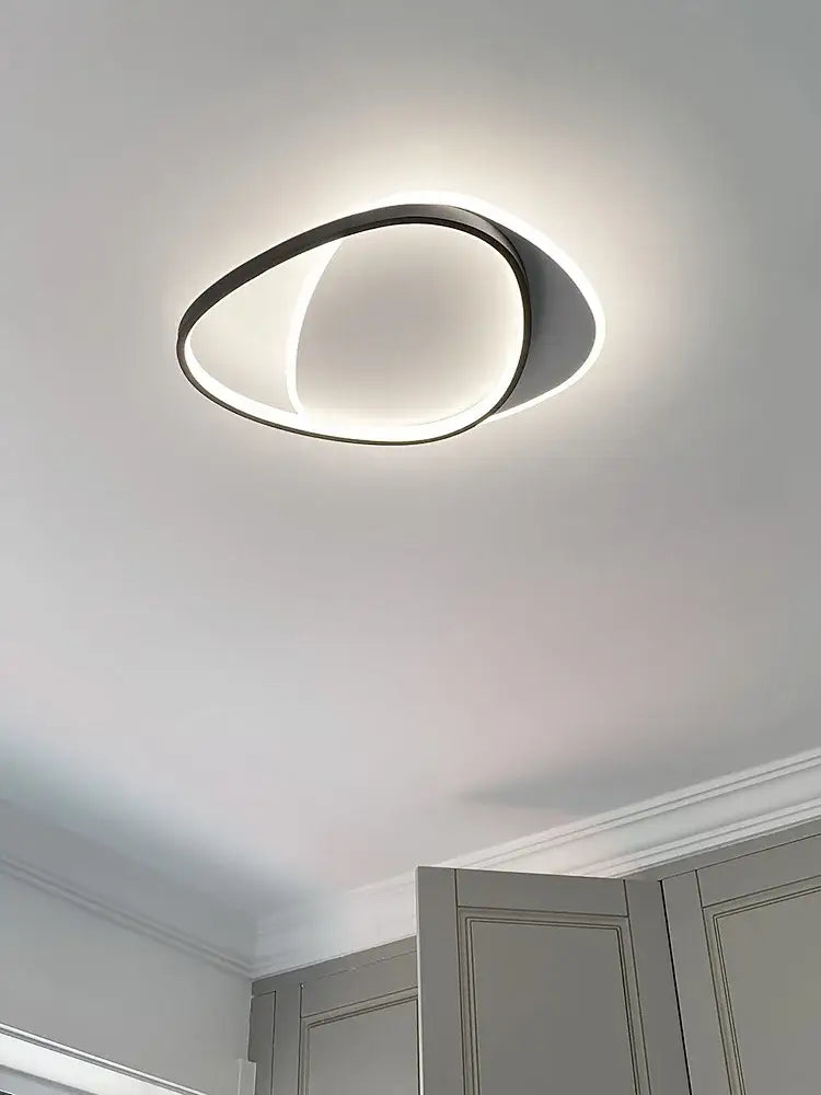 Black Nordic 55cm Dimmable Ceiling Lamp
