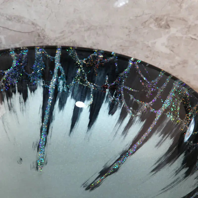 Black Marble Basin Tap