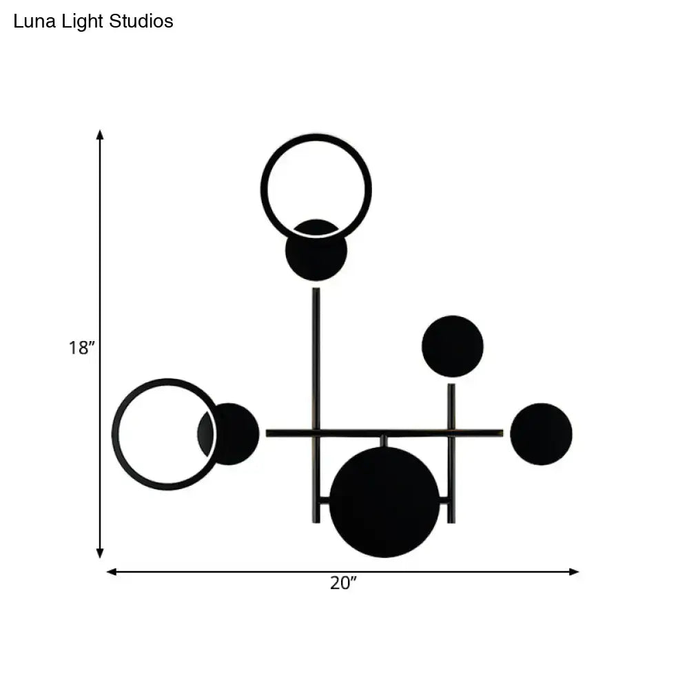 Black Metallic Wall Sconce