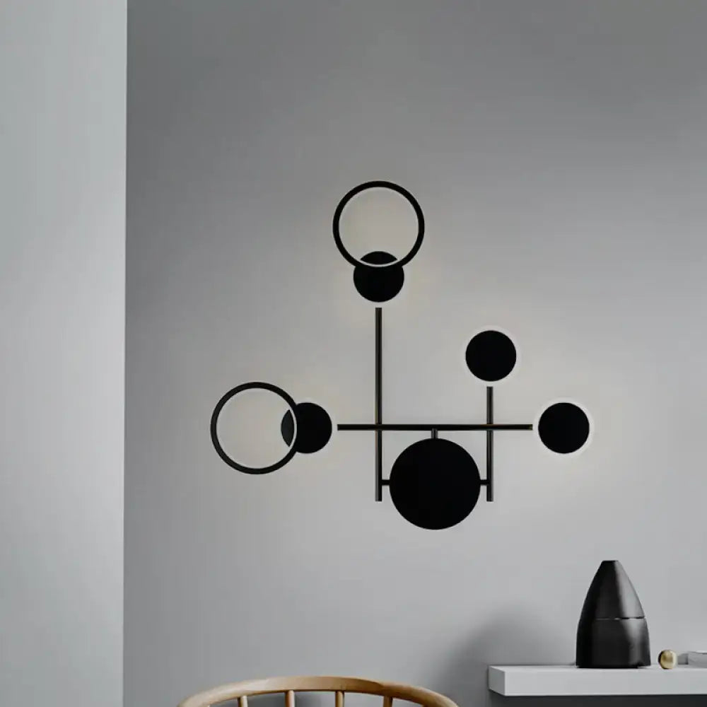Black Metallic Wall Sconce