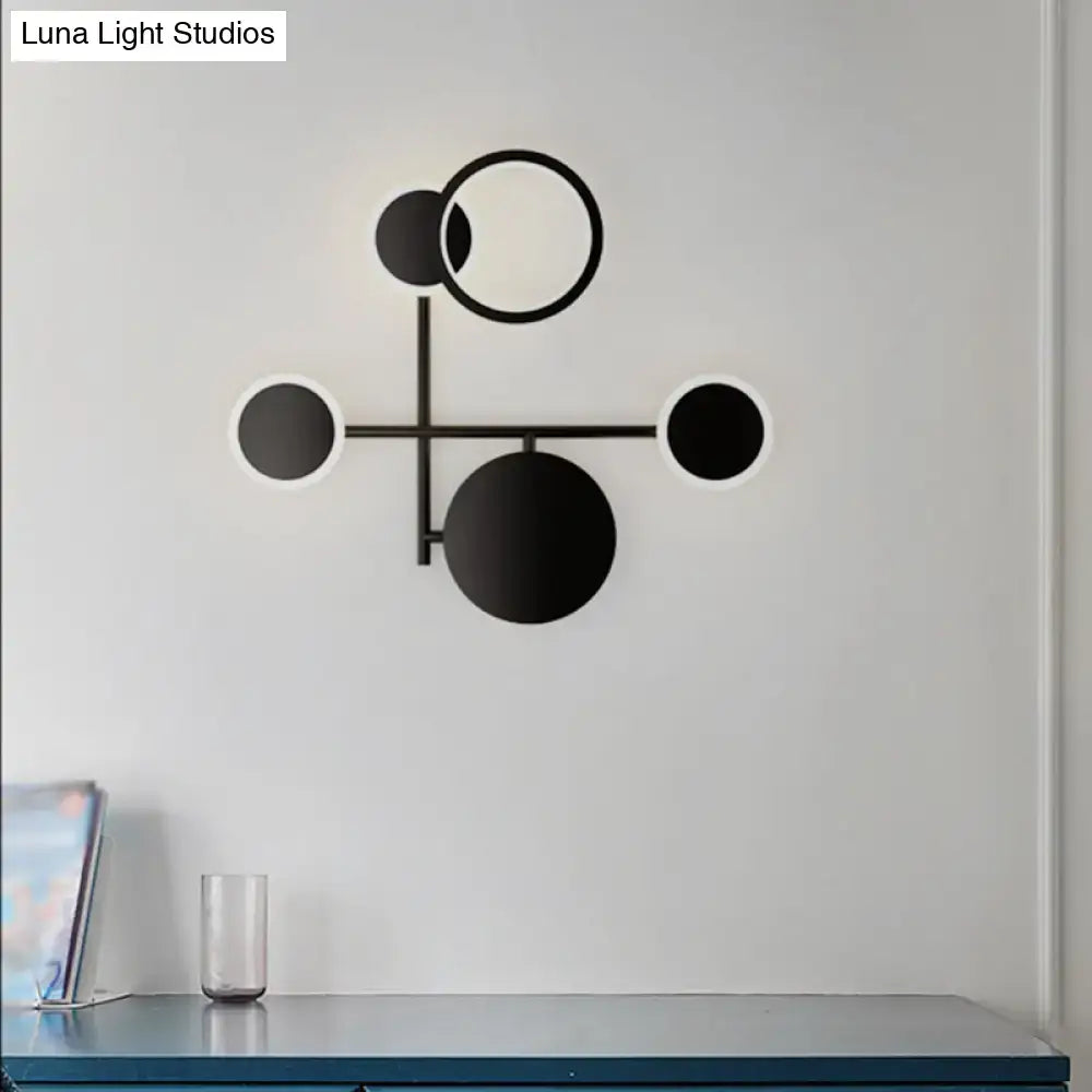 Black Metallic Wall Sconce