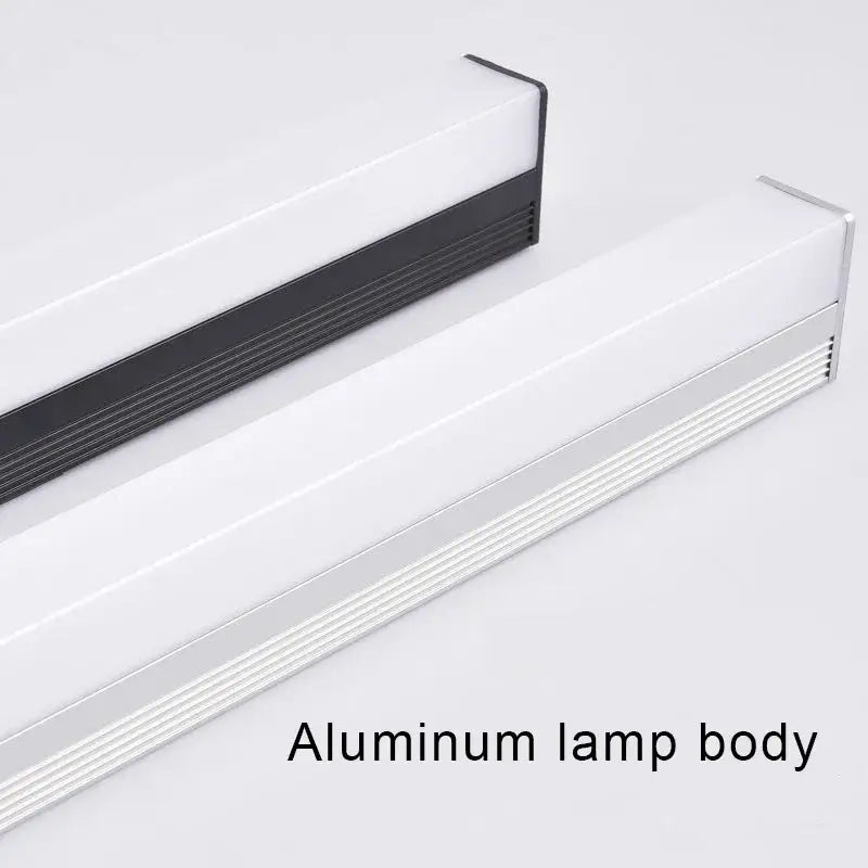 Black Rectangular Wall Lamp Aluminum Acrylic