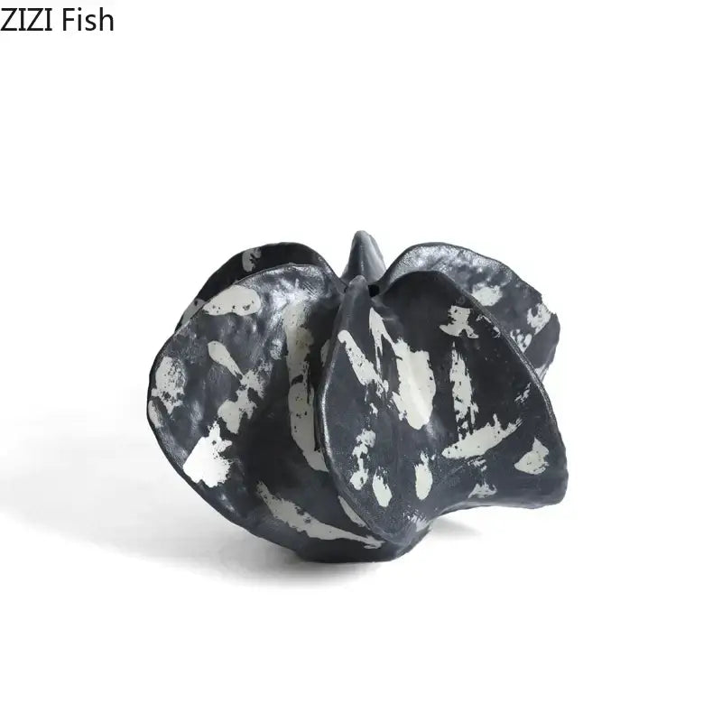 Black Starfruit Coral Sculpture