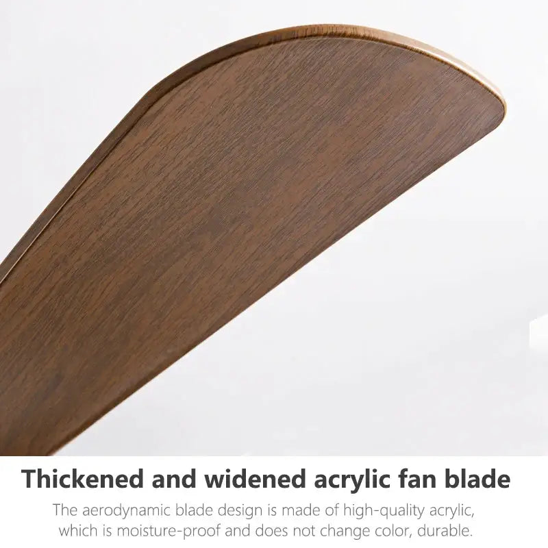 Black Wood 46-Inch LED Ceiling Fan