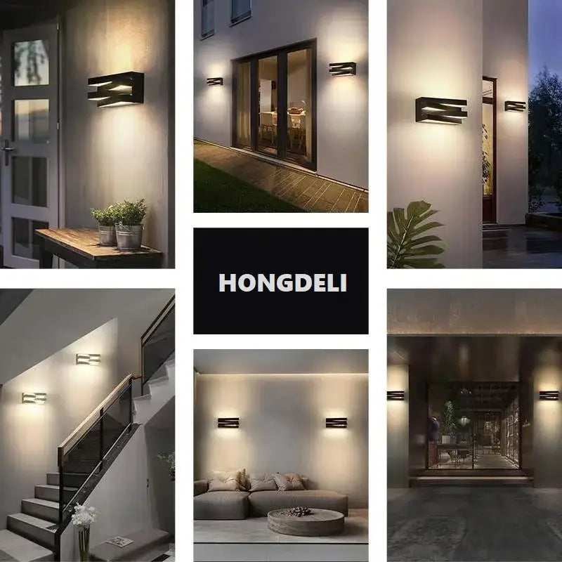 Black Outdoor Wall Lamp