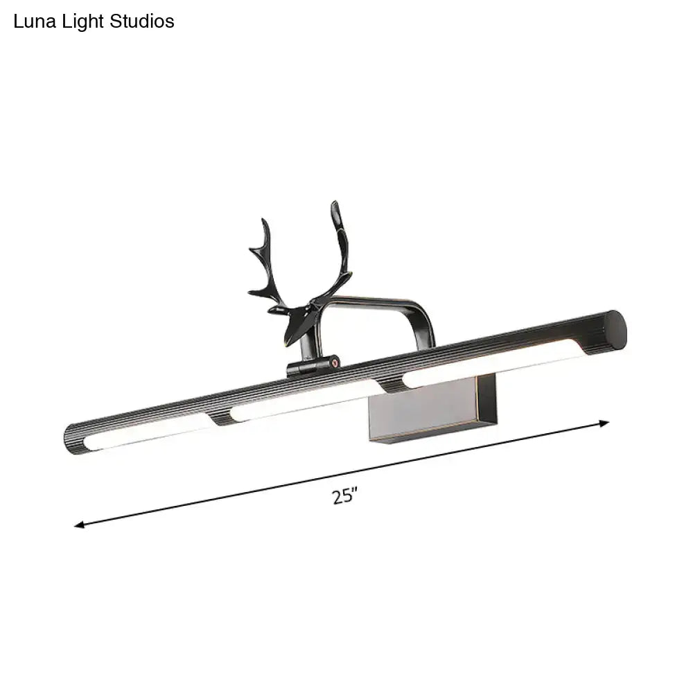 Black Antler LED Wall Lamp Three Size Options
