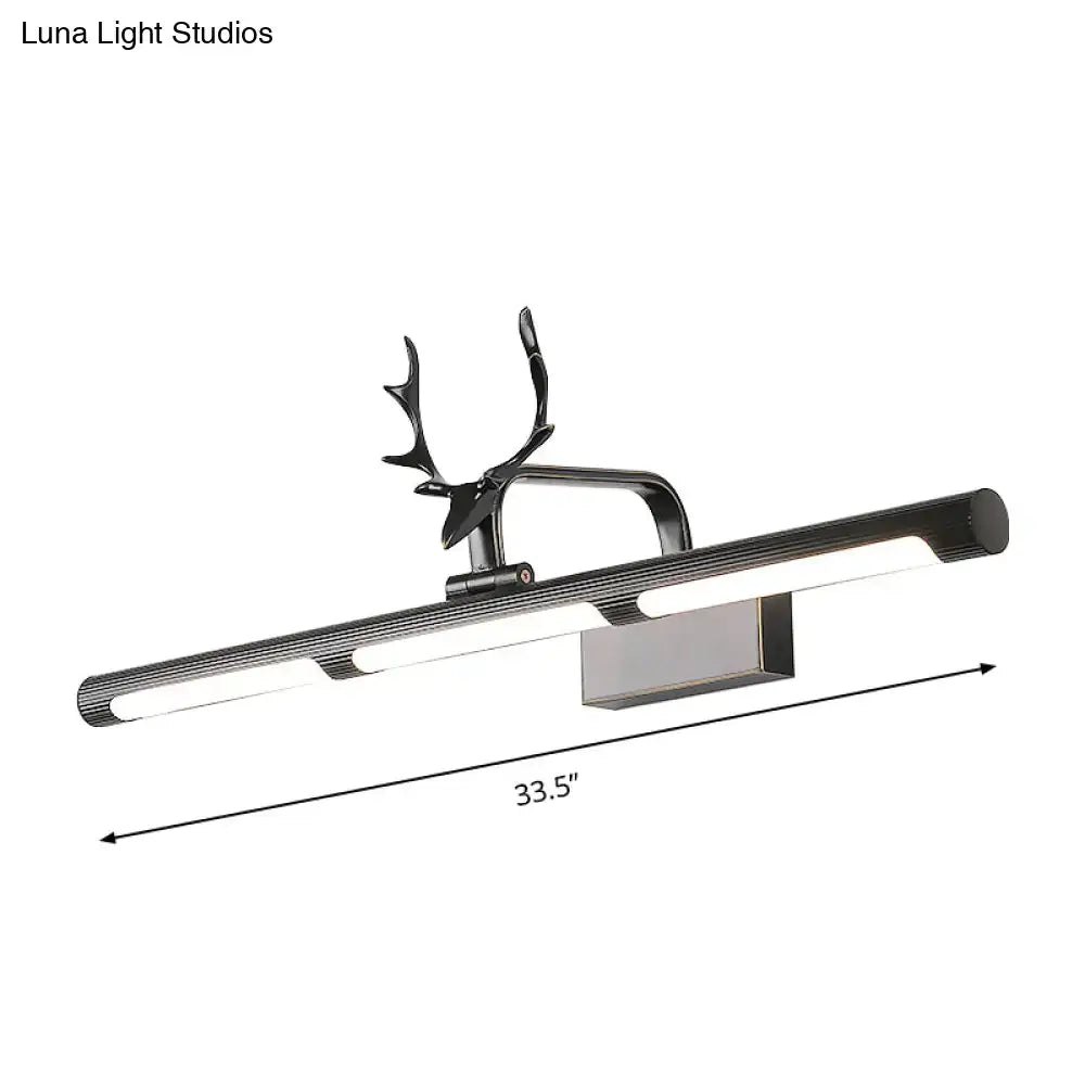Black Antler LED Wall Lamp Three Size Options