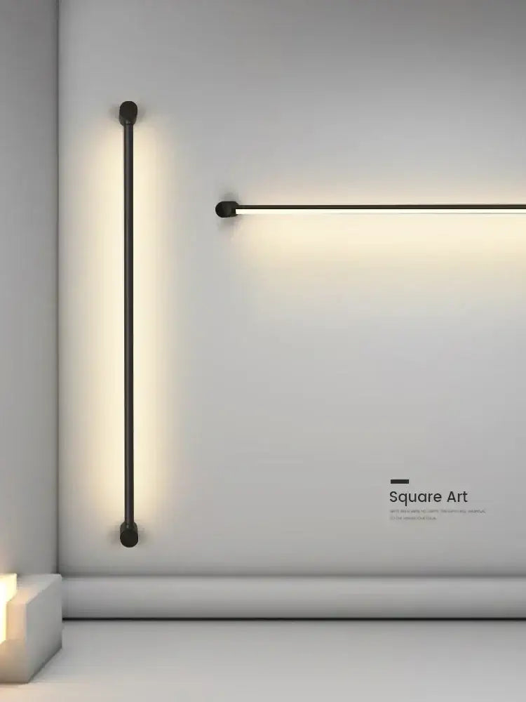 Black Bar Linear Wall Light