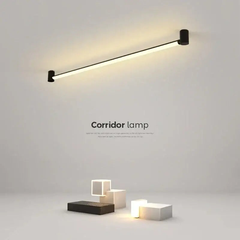 Black Bar Linear Wall Light