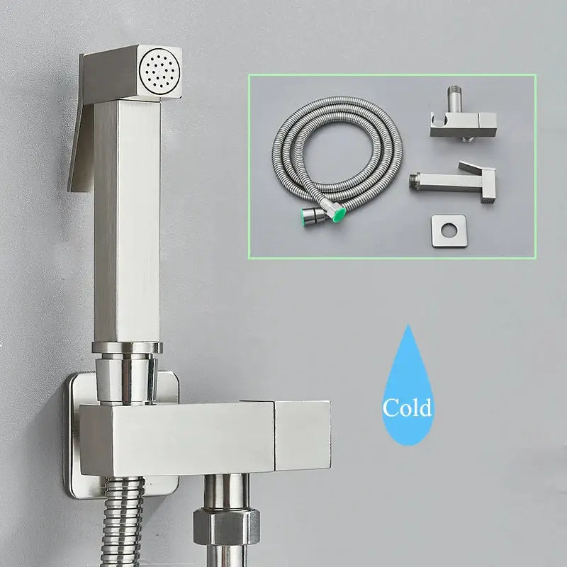 Black Brass Bidet Faucet