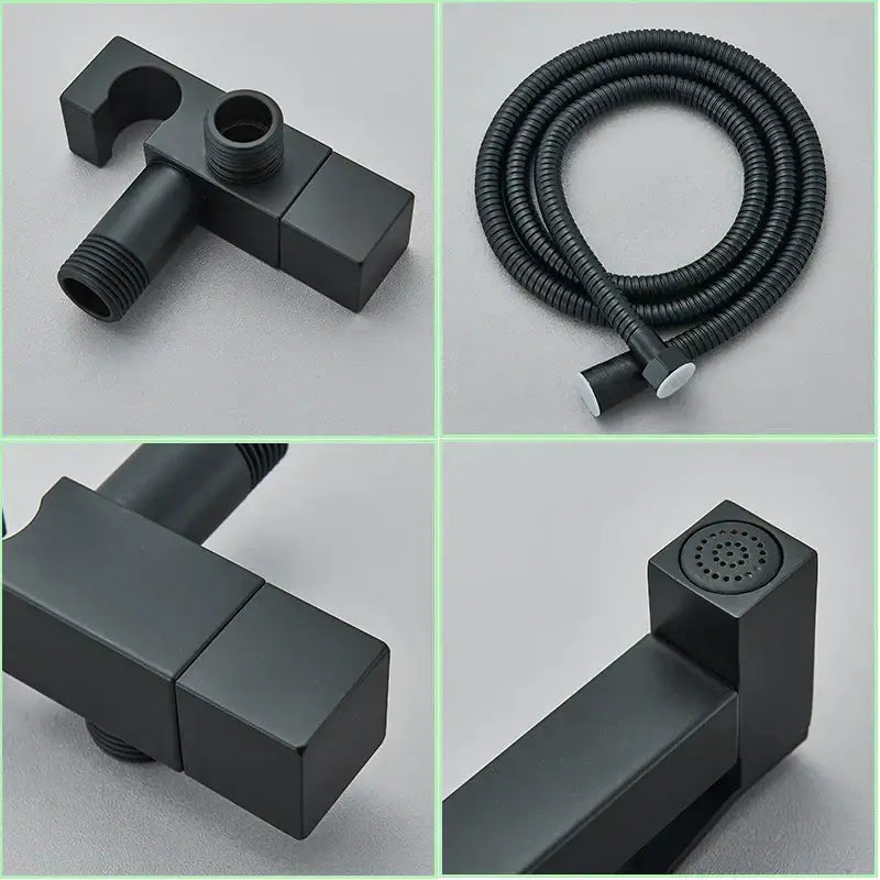 Black Brass Bidet Faucet