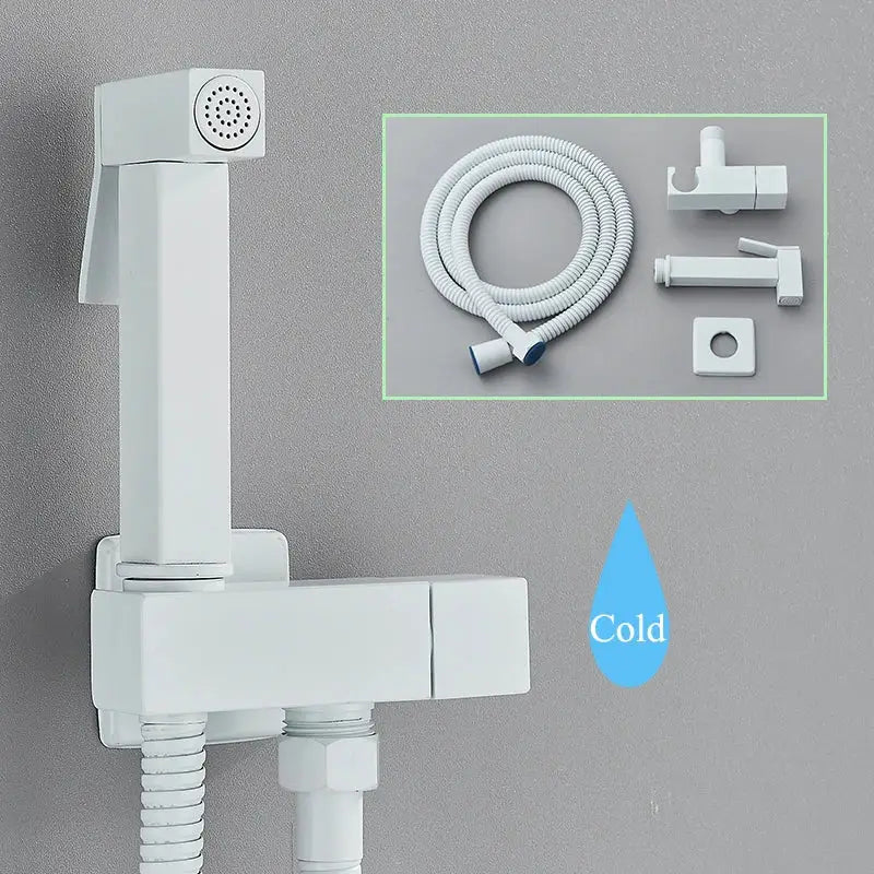 Black Brass Bidet Faucet