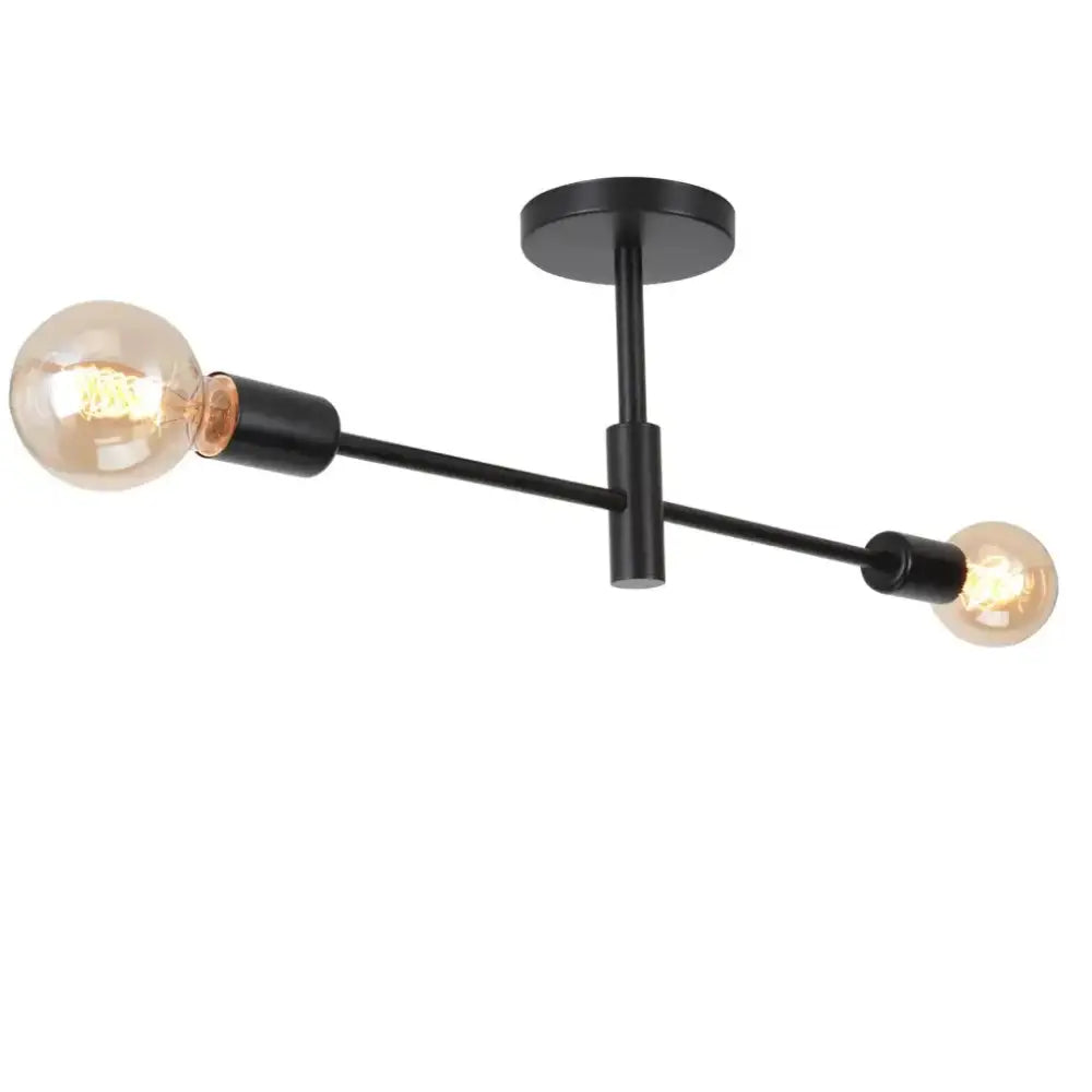 Brass Industrial Chandelier with LED Lighting
