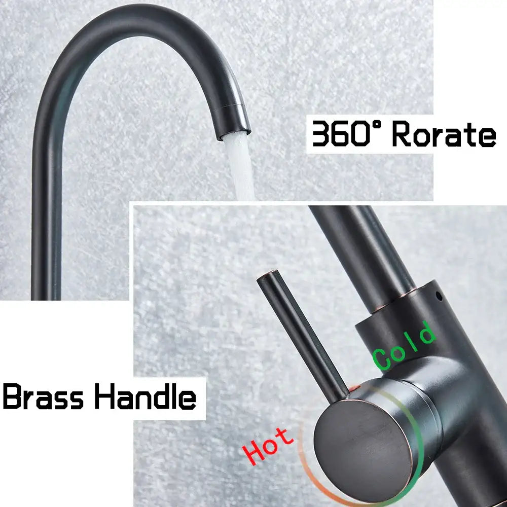 Black Bronze Tub Faucet