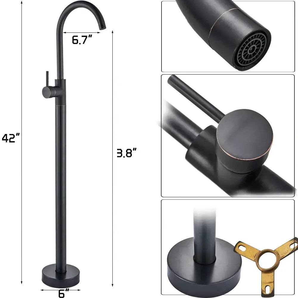 Black Bronze Tub Faucet