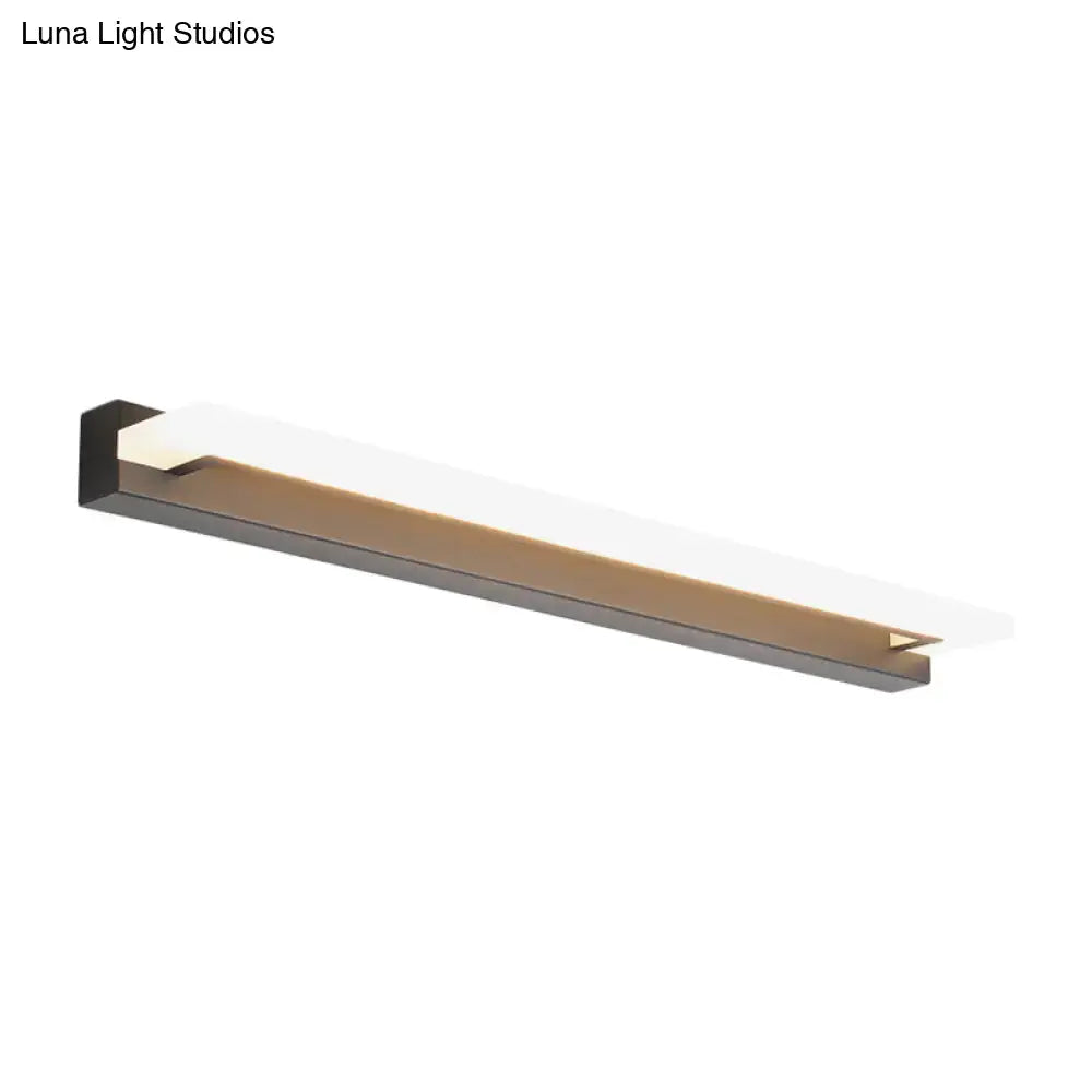 Black Brass Bathroom Light